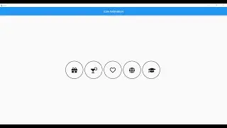 This Icon Hover Animation Created on Flutter