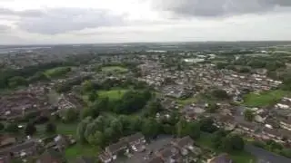 DJI Phantom 3 Advanced Drone over Swindon.
