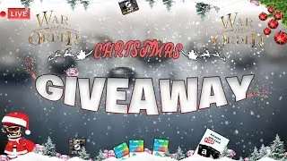 HOLIDAY SEASON GIVEAWAY STREAM!!! WAR AND ORDER PLAYERS COME GET SOME FREE GEMS AND GOODIES!!!