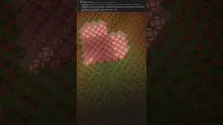 Pulsing Redstone Heart in a Rose Field! #minecraft