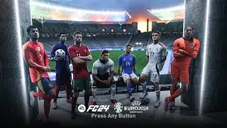 Graphic Menu EURO EA SPORTS FC Version 2024 For PES 2017 by WinPES21