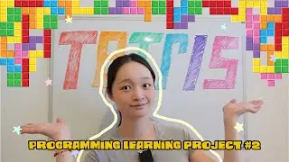 Programming Learning #2 | I made a tetris game using pygame♦️