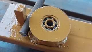 How to bend round bar using this tool | Handy techniques bending metal bar | Bar bender