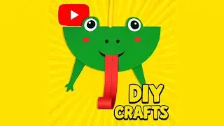 KAĞITTAN KURBAĞA YAPIMI | Adım Adım Kağıt Kurbağa Yapımı: Dili Uzayan Eğlenceli Oyuncak! (@bfkrmvar)