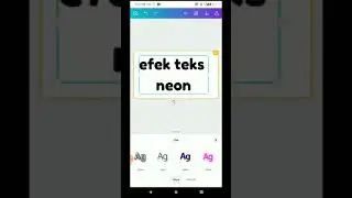 Cara membuat efek Teks Neon di Canva-tutor canva