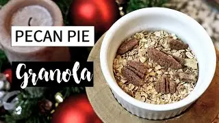 PECAN PIE GRANOLA | Healthy Vegan Breakfast Meal Prep | Jordan Cornwell