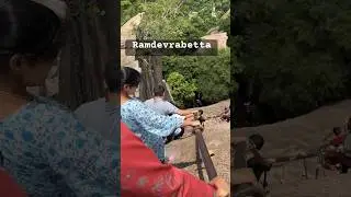 Ramadevrabetta Trekking- Ramanagar 🤩 #ramadevarabetta #trendingshorts #youtubeshorts #shorts