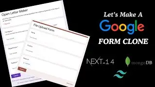 🚀 Build a Google Forms Clone with Next.js 14, TailwindCSS, Redux Toolkit, and MongoDB Atlas! 🚀