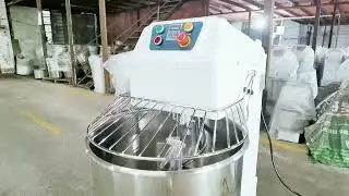 Dough mixer HS series with wheels (2024) #doughmixer  #spiralmixer almixer #twothousandmachinery