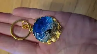 DIY UV Resin Ocean Pendant