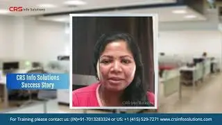 Learnt Industry Skills from Trainer - CRS Info solutions student's feedback