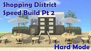 Let's continue working on my shopping district on my hard mode island!