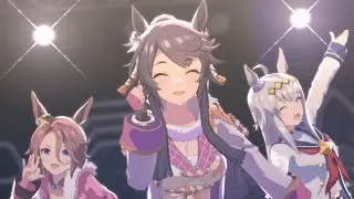【ウマ娘】「KIRARI MAGIC SHOW」ナリタタイシン、オグリキャップ、ナリタブライアンVer. (AI Enhanced)