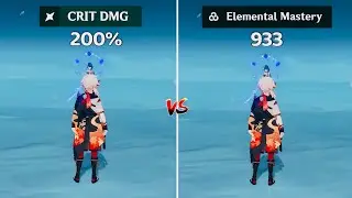 Crit Build vs EM Build - Best Build for Kazuha - [ Genshin Impact ]