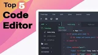 5 BEST CODE EDITORS FOR PROGRAMMERS | Software Enginners