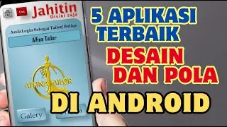 5 APLIKASI ANDROID TERBAIK DESAIN BAJU DI ANDROID