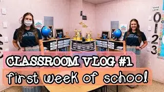 FIRST WEEK of School WITH KIDS! | Weekly Teacher Vlog #1