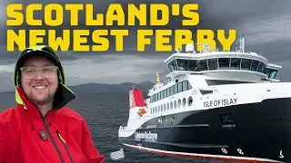 THE (ALMOST) BRAND NEW MV ISLE OF ISLAY! Taking CalMac’s newest vessel to Islay ⛴️🏴󠁧󠁢󠁳󠁣󠁴󠁿