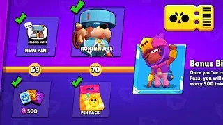 Brawl Stars Season 5 Brawl pass Unlocking | Sandy Unlocked