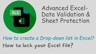 Master Excel Data Validation | Data Protection : Create Drop-down List
