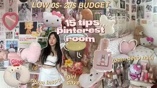 🎀 How to make your room *AESTHETIC* (on a low budget) ౨ৎ your PINTEREST ROOM ERA