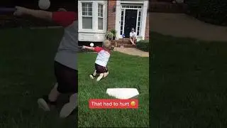 This HAD to hurt😭 #fails #shorts
