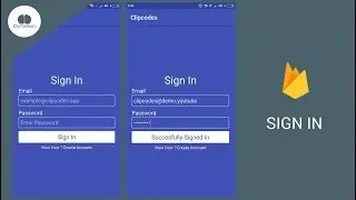 Sign In Email FirebaseAuth Android Tutorials