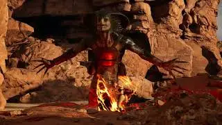 sorceress and serpent iclone 8 cc4 rendered with unreal engine 5