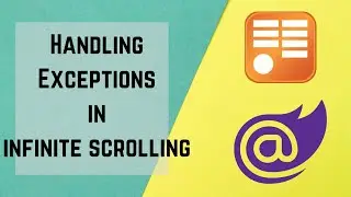 BV003: Handling Exceptions for Infinite Scrolling in Blazor