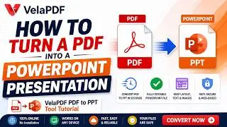 How to Convert PDF to PowerPoint Online — VelaPDF PDF to PPT Tool Tutorial