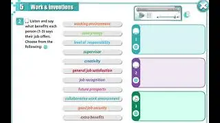 Aspect 11 Module 5 p.63 ex.2 Work and Inventions Listening