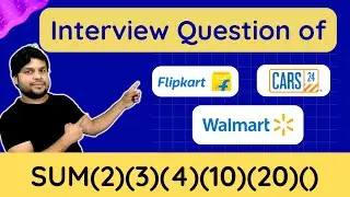 🔥Interview question infinite currying in javascript.(Hindi) 