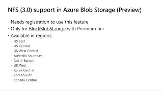 NFS 3.0 support for Azure Blob storage
