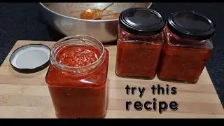How to make chilli sauce/ chilli sauce recipe/schezwan sauce recipe