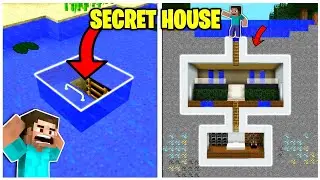 I MADE A SECRET UNDERWATER HOUSE IN MINECRAFT