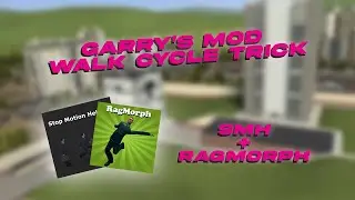 Garry's Mod Easy Walk Cycle Trick for Animation (Stop Motion Helper + RagMorph)