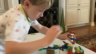 Playing super Mario