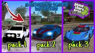 TOP 3 mejores packs de autos DFF para el GTA San Andreas Android