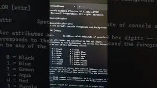 How to change color of terminal in command prompt