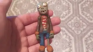 plasticine zombie, plants vs zombies,make a body