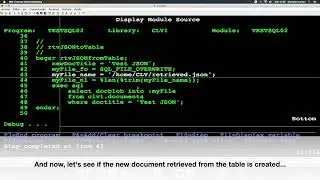 Coding in RPG (IBM i/AS400). Using BLOB SQL fields in RPG to store and retrieve data.