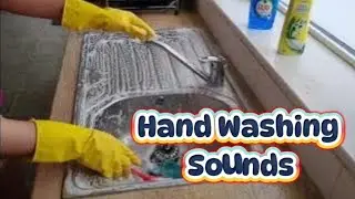 ASMR Cleaning the kitchen Sink | Scrubbing Sounds