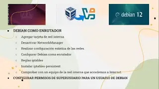 Debian como Enrutador router: Paso a Paso, Permisos de root, iptables. Configuración de red estática