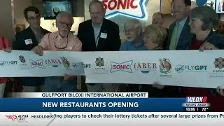 New restaurants open at Gulfport-Biloxi International Airport