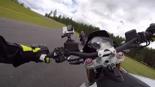Following Darren Malone around the Ridge.