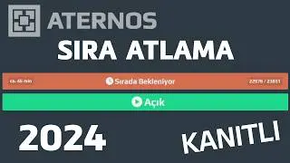 Aternos Sıra Beklememe | %100 | Sırada Bekleniyor Çözümü 2024