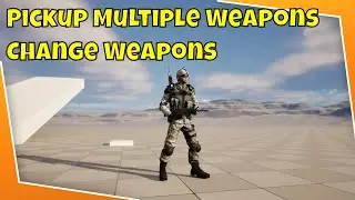 Unreal Engine 5 Tutorial - How To Pickup Multiple Weapons - Third Person Shooter #6