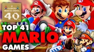Ranking the 41 BEST Mario Games for the Super Mario Bros. 40th Anniversary