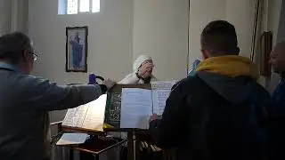 Сугубая ектения Московская 30 10 2022 мужской квартет
