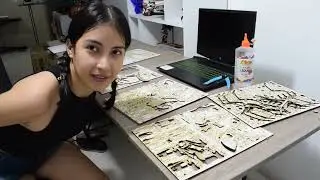 MAKING THREE-DIMENSIONAL FIGURES with laser cutting /ORTUR LM3 LITE